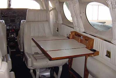 Cessna 421 fold-out table/desk